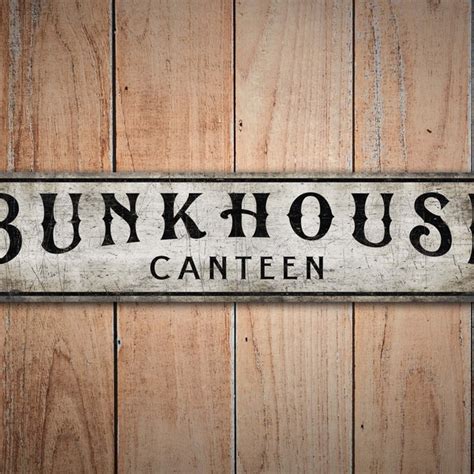 bunk house metal signs|Bunkhouse Signs .